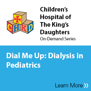 CHKD - Dial Me Up: Dialysis in Pediatrics Banner